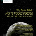 Funciones de Semana Santa en el Planetario de la Plata